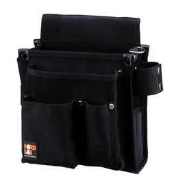 Kozuchi Hard Lab HL-301B External Sewn Nail Bag, Extra Large, Black