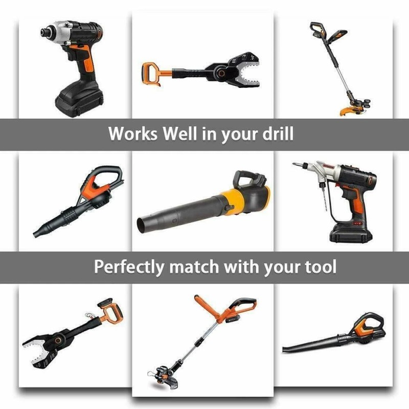 For WORX 2PACK 3.0Ah For WORX 20V MAX Extend Lithium