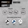 Power Pro 376633 Concrete Screw Anchors, 3/16" x 1-1/4", High-Performance,