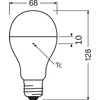 OSRAM LED Star Classic A, Socket: E27, Non-Dimmable, Warm White,