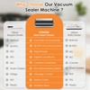 VUSIGN Vacuum Sealer Machine with Strong -85KPA Suction, Low Noise,