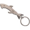 Shark Bottle Top Opener Keyring, 8.8 cm Metal Alloy, Silver