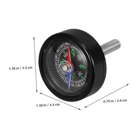 SUPVOX 2 Sets Lightweight Handlebar Mounted Navigation Tool for Cyclists Convenient and Portable Compass for Outdoor Adventures and Extreme Sports