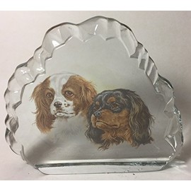 Paperweight Rocks - Iceberg/Crystal/Large - Mosser USA - Rosso Exclusive (Cavalier King Charles Spaniel)