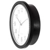 Black Wall Mounted Clock with Door for Storage Secret Interior