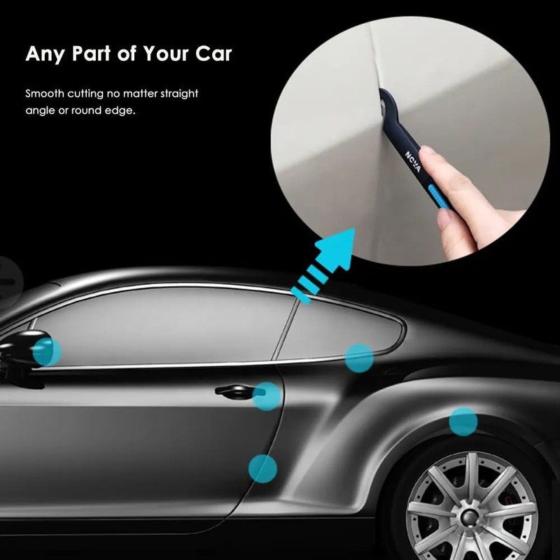 Nova Retractable Guardy Cut, Vinyl Cutter Knife for Car Wrapping,