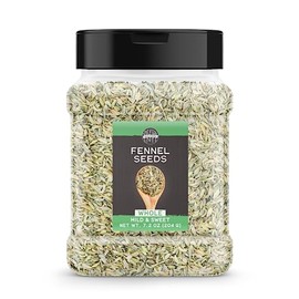 Birch & Meadow Fennel Seeds, 7.2 oz, Whole Seeds, Mild & Sweet Flavor