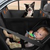 FURTIME Large Dog Car Seat, Upgraded PU Leather Back Seat