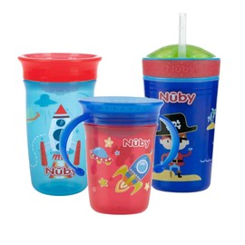 Paq. 3 vasos y snack and sip