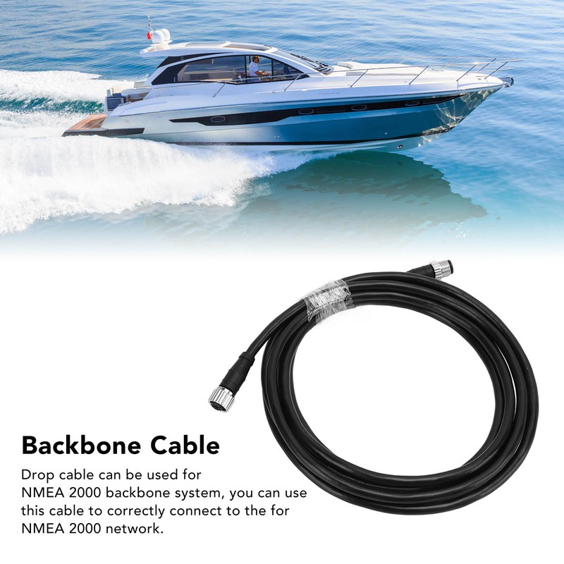 Backbone Drop Cable M12 Male Female Connector 5 Pins Waterproof