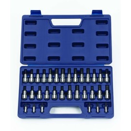 Williams 50681 1/4-Inch and 3/8-Inch Drive Bit Socket Set, 32-Piece