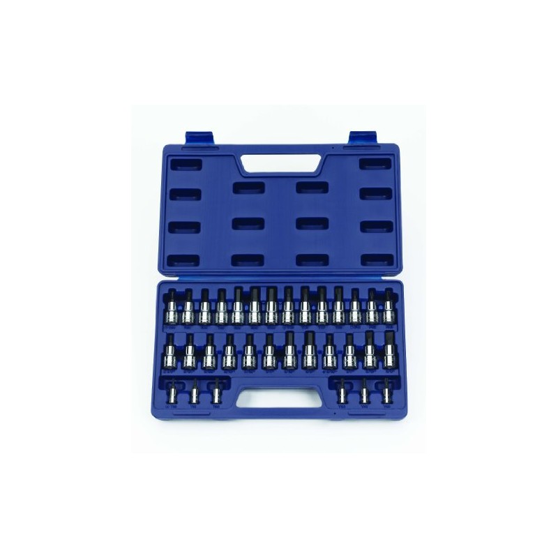 Williams 50681 1/4-Inch and 3/8-Inch Drive Bit Socket Set, 32-Piece