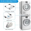 Niciksty Washer Dryer Stacking Kit, Universal Stacking Kit for Washer