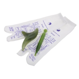 Baluue 1set Acupressure Reflexology Socks with Foot Massage Tools Pressure Point Mapping for Portable Foot for Home and Travel Includes Options