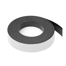 Magnet Expert® White 25mm wide x 0.76mm thick Magnetic Gridding Tape (5 Metre Length)