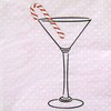 C.R. Gibson TW4-23698 Holiday Cheer Disposable Paper Cocktail Napkins for