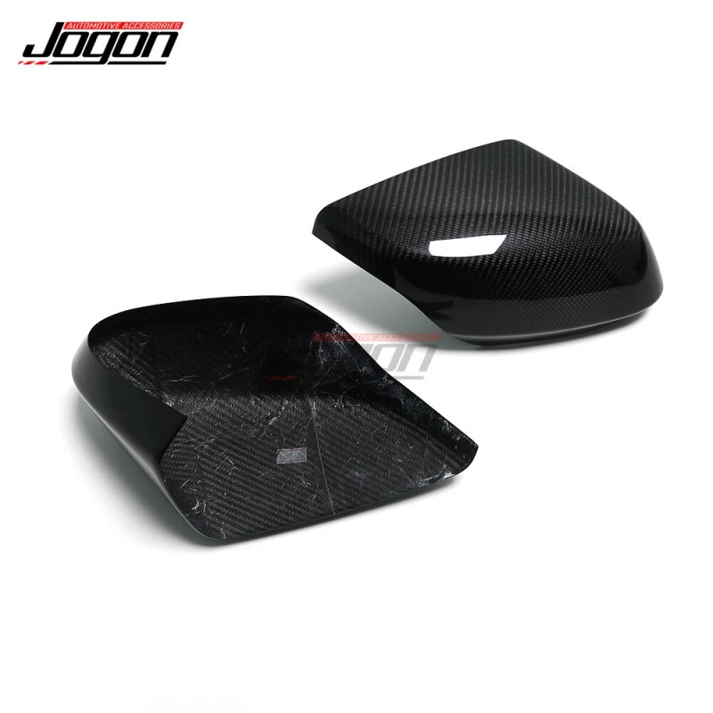 JOGON Carbon Fiber Side Rearview Mirror Cover Caps For Corvette