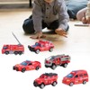 6pcs 1:64 Engineering Car Model Alloy Simulation Vehicle Car Model