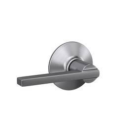 Schlage F10 LAT 626 Latitude Door Lever, Hall & Closet Passage Lock, Satin Chrome