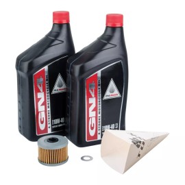 Tusk 4-Stroke Oil Change Kit Pro-Honda GN4 10W-40 For Honda TRX 700XX 2008-2009