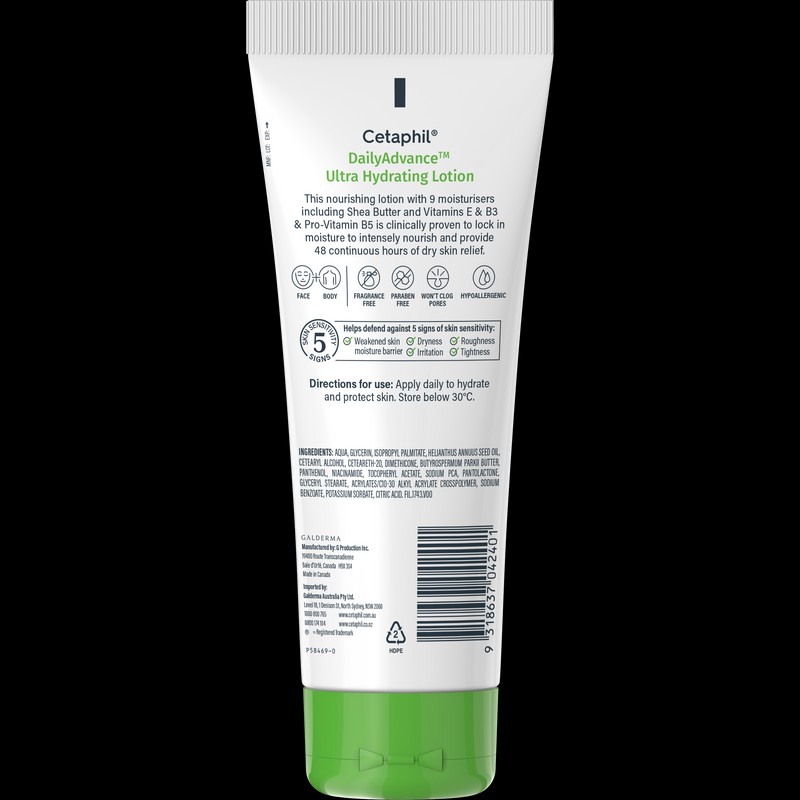 Cetaphil Daily Advance Ultra Hydrating Lotion 226g