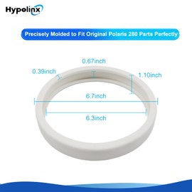 Hypolinx Hypolinx Pool Cleaner C10 Replacement Tire Compatible with Polaris 280, 360, 380, TR28P, TR35P, TR36P, 180 (3 Pack)