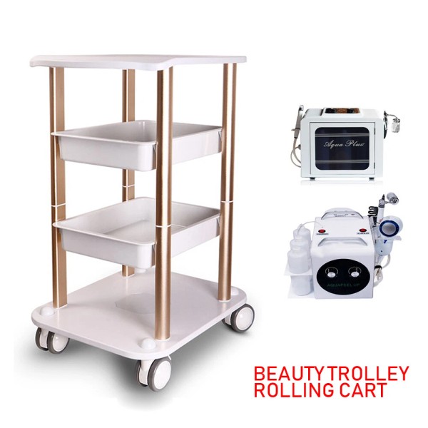 Unbranded 4-Layers Trolley Cart Stand Ultrasonic Cavitation RF Beauty Spa
