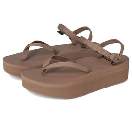 Teva Women's Flatform Sandal Slim Sport, Caribou, 9