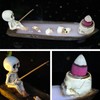 Skeleton Boat Incense Burner Holder Creative Incense Ash Catcher Tray