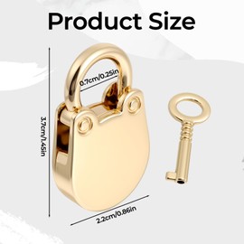 Mini Locks with Keys,Mini Padlock Travel Luggage Locks Small Solid Padlock Suitcase Lock for Travel Baggage & Suitcases