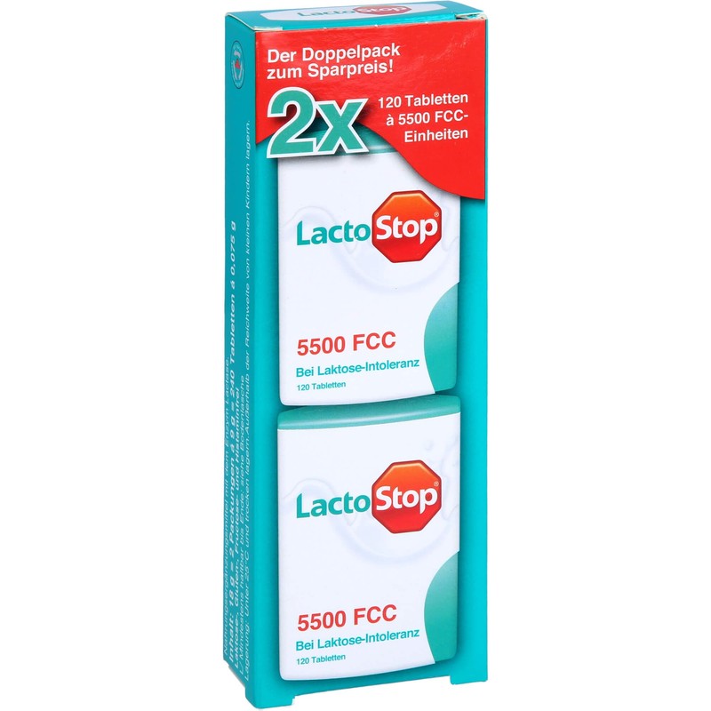 LactoStop 5,500 FCC Tablets Klicksp dop. PA. 2x120 Stk