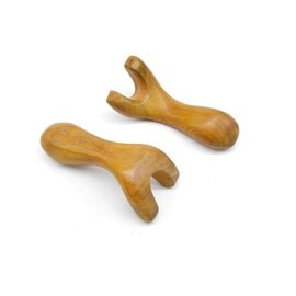 Wine & Cook [와인앤쿡]원목 우든 발모양 지압기 1개 [Wine and Cook] Wooden Foot-Shaped Acupressure Mat 1 piece