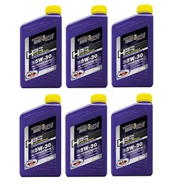 Royal Purple 31530 HPS Street Synthetic Motor Oil 5W30 Pack of 6 Quarts by Royal Purple