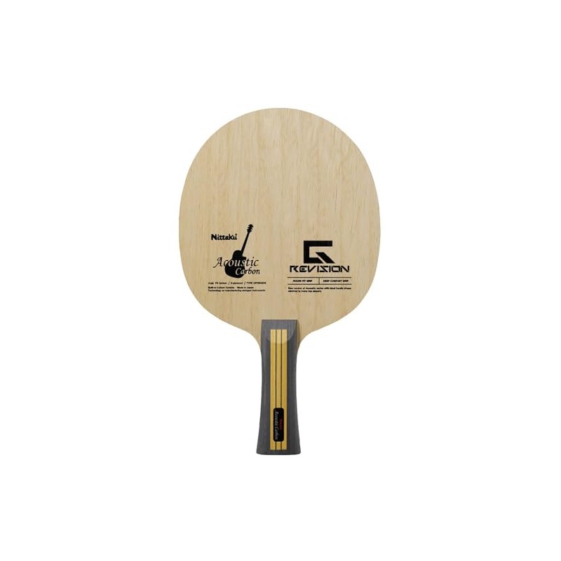 Nittaku G-REVISION FL NC0495 Table Tennis Shake Racket, Acoustic Carbon