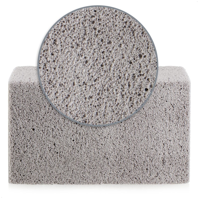 com-four® 4 x Grill Cleaning Stone - Pumice Stone for