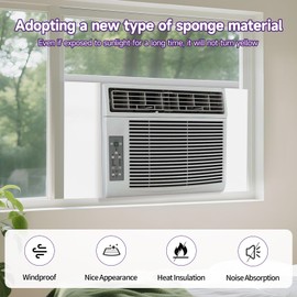 YYGCL Window Air Conditioner Insulated Foam Panels, Air Conditioner Window Seal Kit,Winter Summer, Foam Block Prevent Cold/hot Air Leakage.