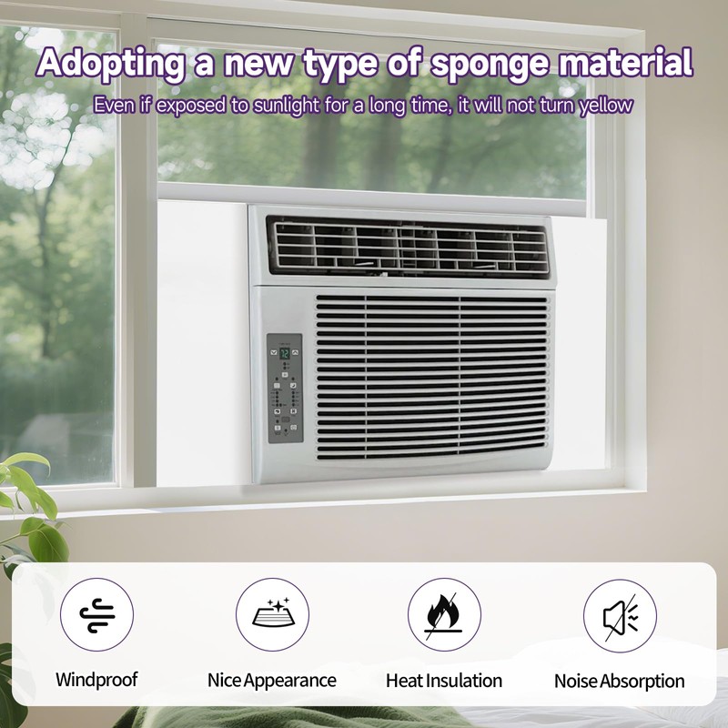 YYGCL Window Air Conditioner Insulated Foam Panels, Air Conditioner Window