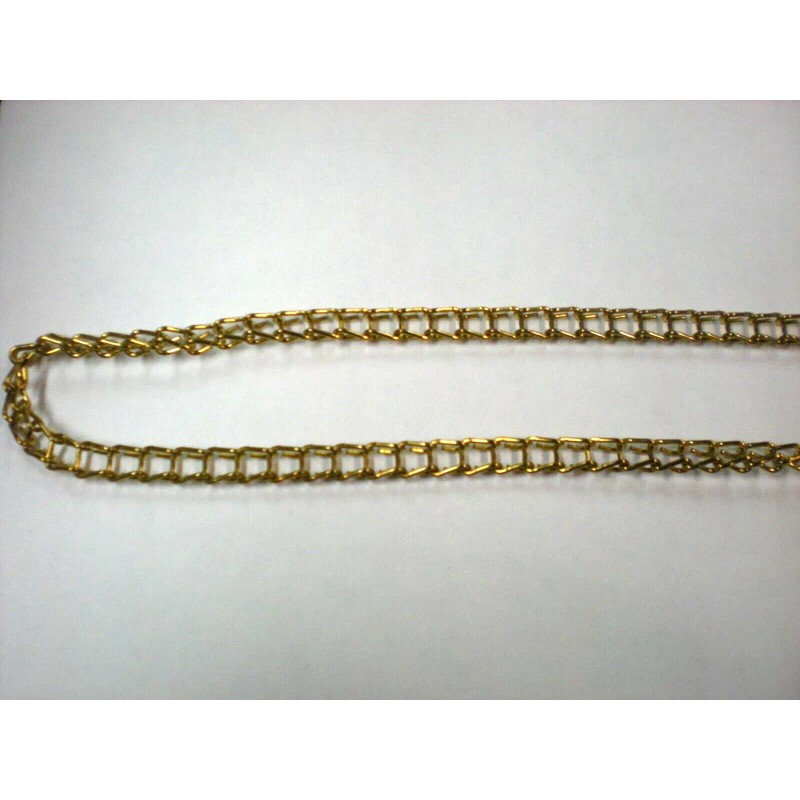 10993 #18 BR Brass Ladder Chain, 3/8'' Width Sold by