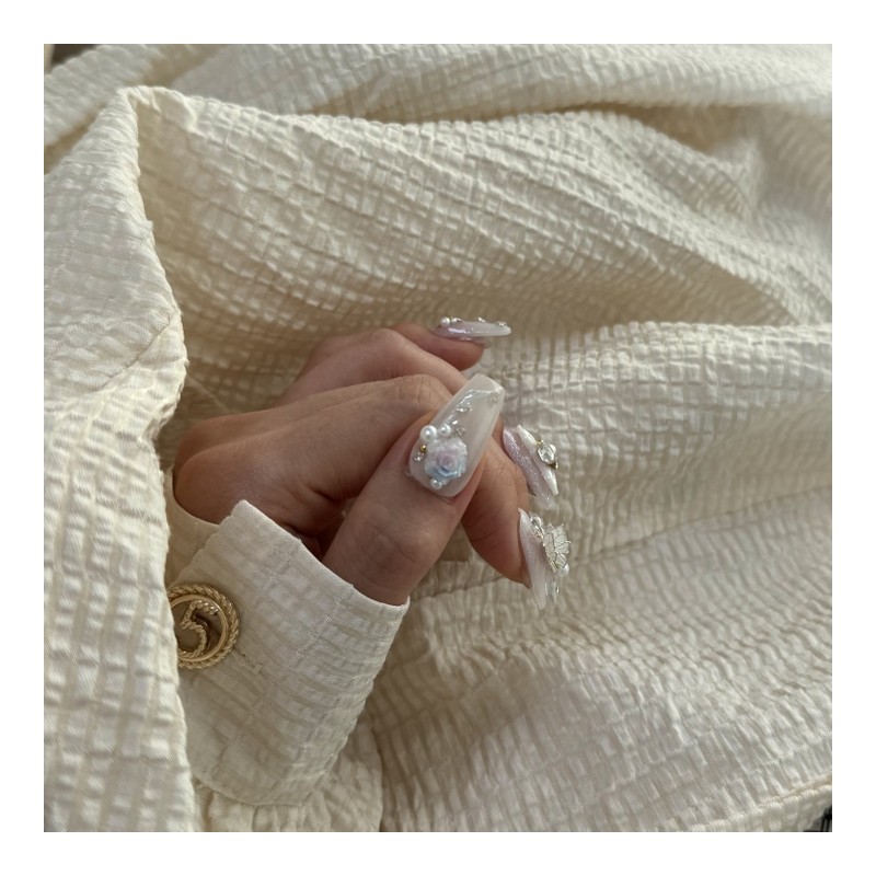 Wedding Nail Innocent Nail Aurora Glow - S-Oval / 웨딩네일