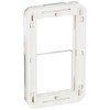 パナソニック(Panasonic) 保護カバー付スイッチプレート 1連・ダブルハンドル上部カバー用 ホワイト WTC79512W