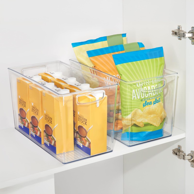 iDesign Recycled Plastic Pantry Storage Bin - Linus Collection -