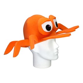 FOAM PARTY HATS: Crab Hat - Ocean Party Hat - Beach Party Hat - Crab Hat for Adults & Kids - Handmade Animal Hat - Custom Animal Hat