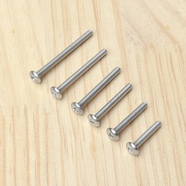 60 PCS M4 Cabinet and Drawer Handle Screws in 304 Stainless Steel
