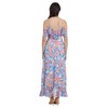 London Times Women's Cold Shoulder Hi-Low Maxi Dress with Feminine