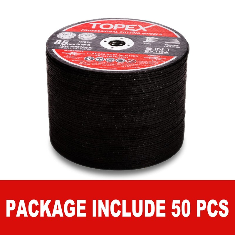 50-Piece 85mm Professional Cutting Wheels Discs Premium Grinding Wheel 2