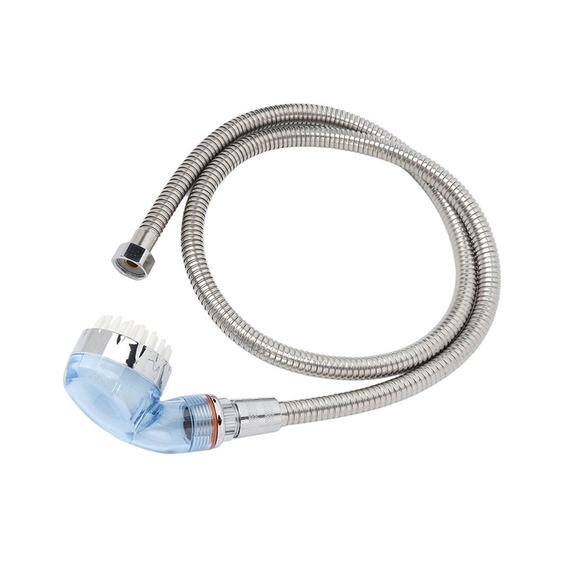 Electroplated Shampoo Bowl Spray Head Hose Professional Hair Salon Pressurization