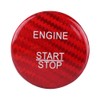 Engine Start Button Cover, Qiilu Carbon Fibre Engine Start Button
