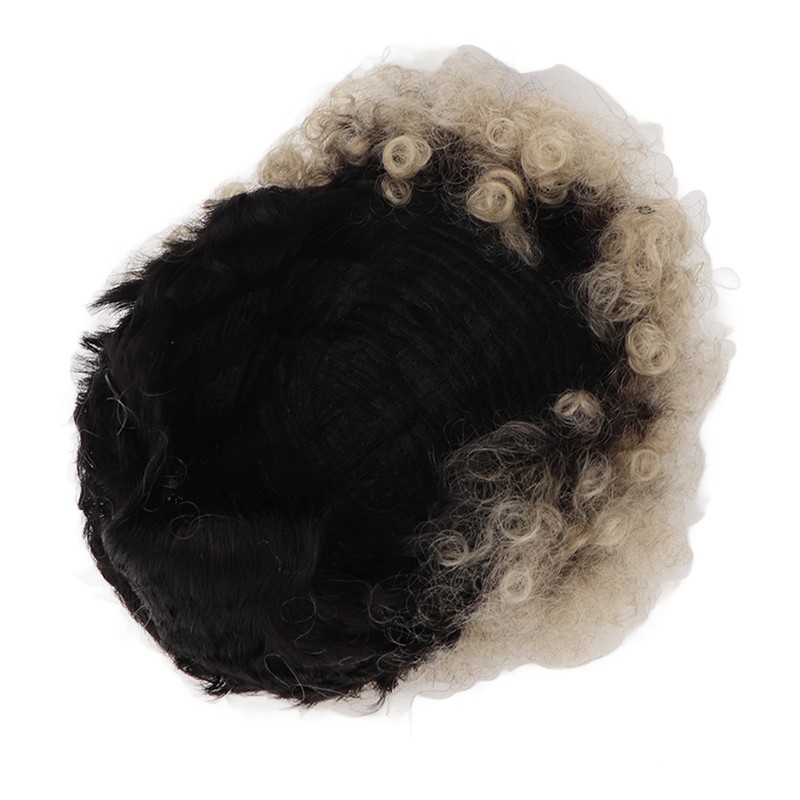 Short Curly Wig Fashion Soft Breathable Adjustable Cosplay Accessory Synthetic