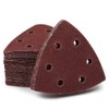 SPEEDWOX 50 Pcs Triangle Sanding Pads Hook and Loop 80
