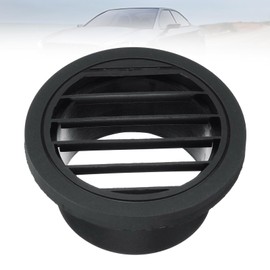 KAHCOP 60mm Warm Air Vent Outlet for Diesel Parking Heater, Directional Heater Ducting Outlet for Car RV Truck Bus, Compatible with Webasto Eberspacher Propex, Black Plastic